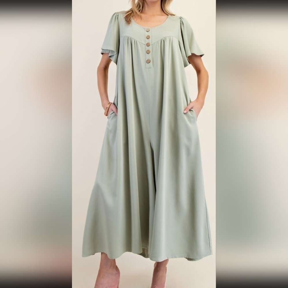 EASEL Super Comfy Jumpsuit #491-494 - Picture 3 of 16